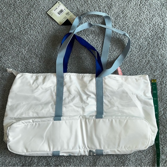 Under Armour Blue and White Tote Bag with Reflective Finish - Picture 5 of 7